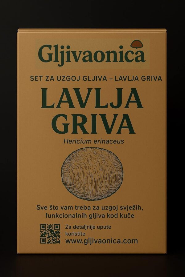 Set za uzgoj gljiva - lavlja griva (lion's mane)